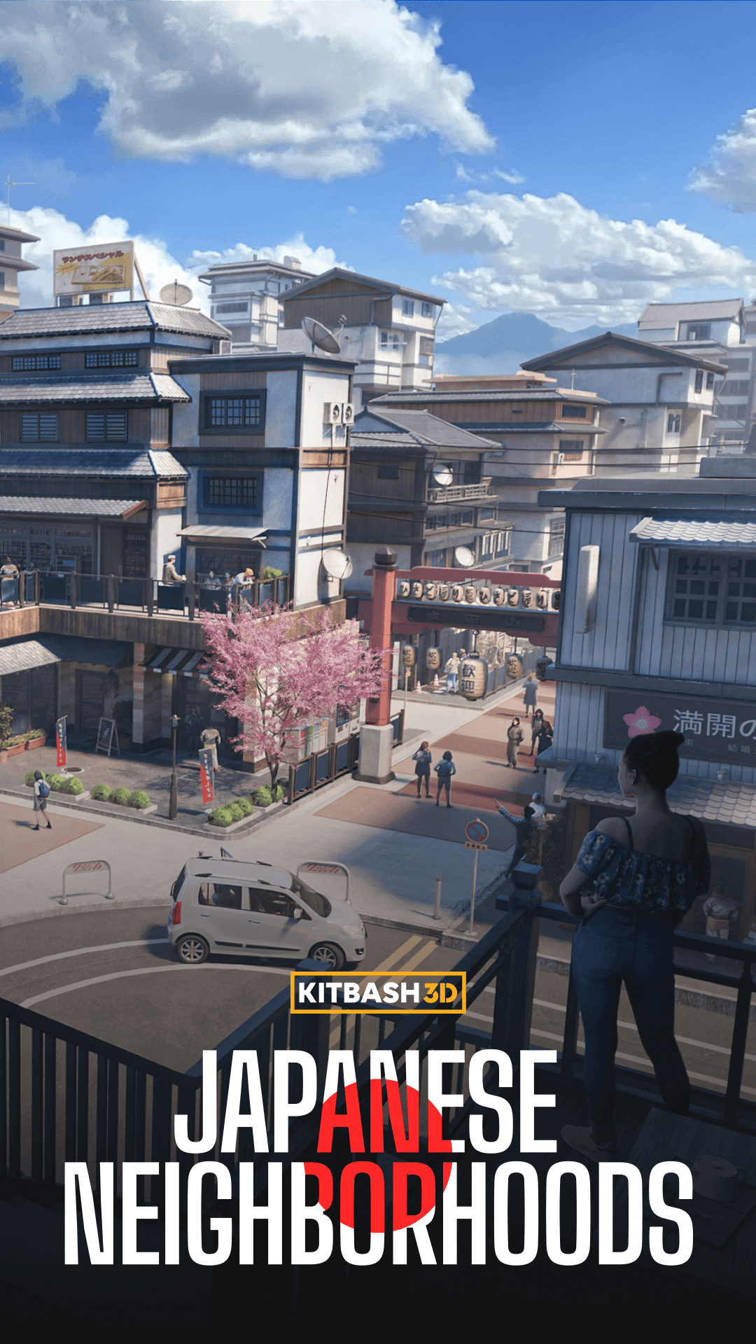 Japanese Neighborhoods – Premium 3D Models and Materials | KitBash3D