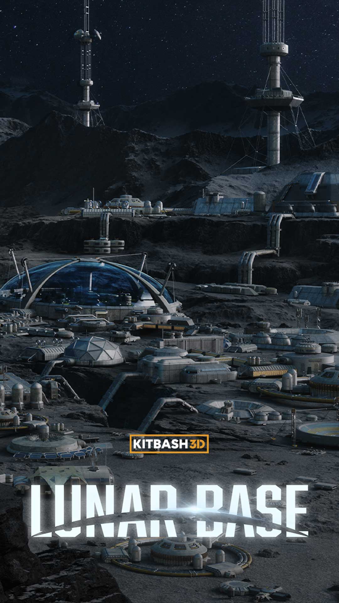 Lunar Base - Premium 3D Models and Materials | KitBash3D