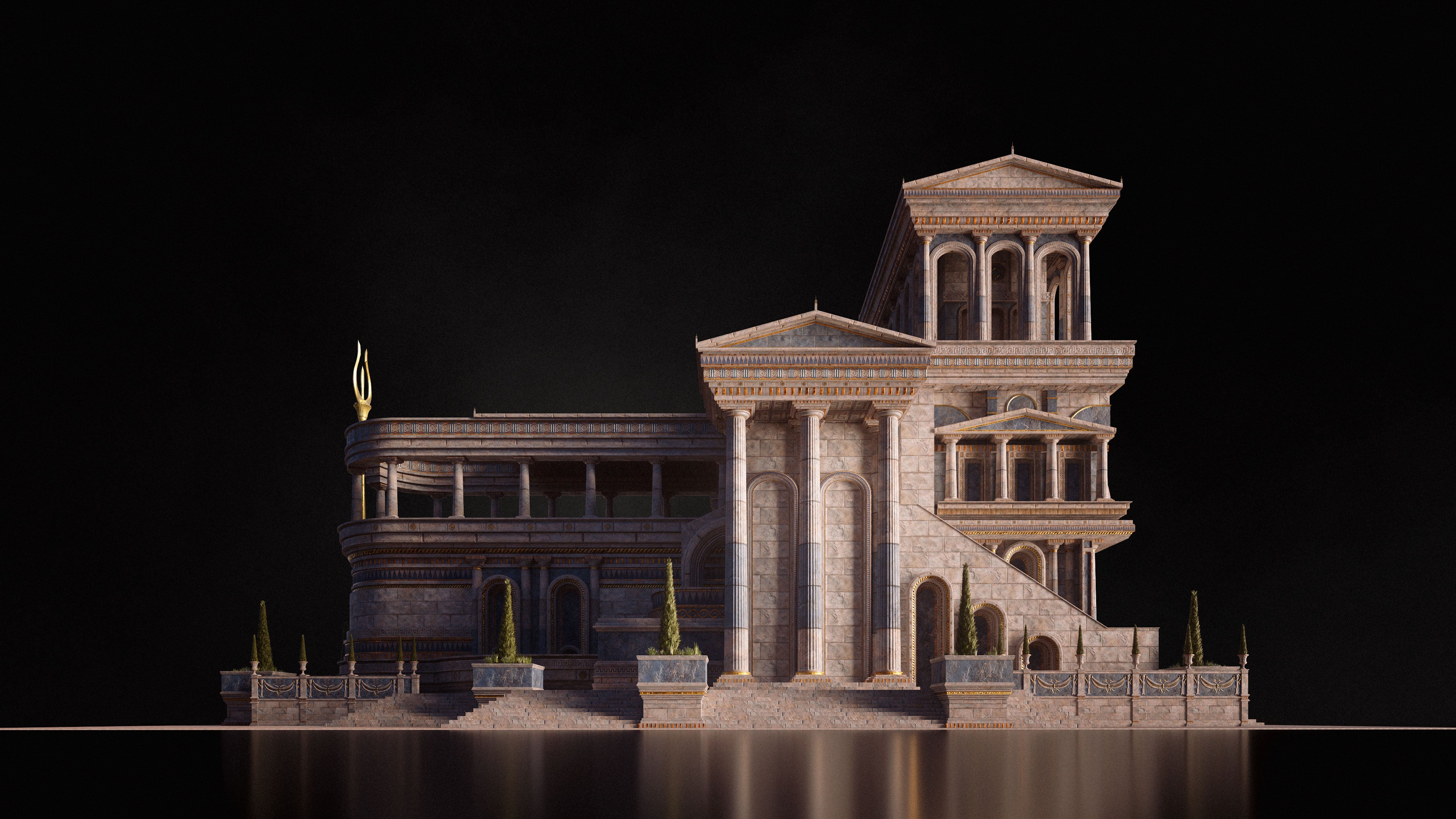 Atlantis Structure Model Atlantis – Premium 3D Models and Materials | KitBash3D