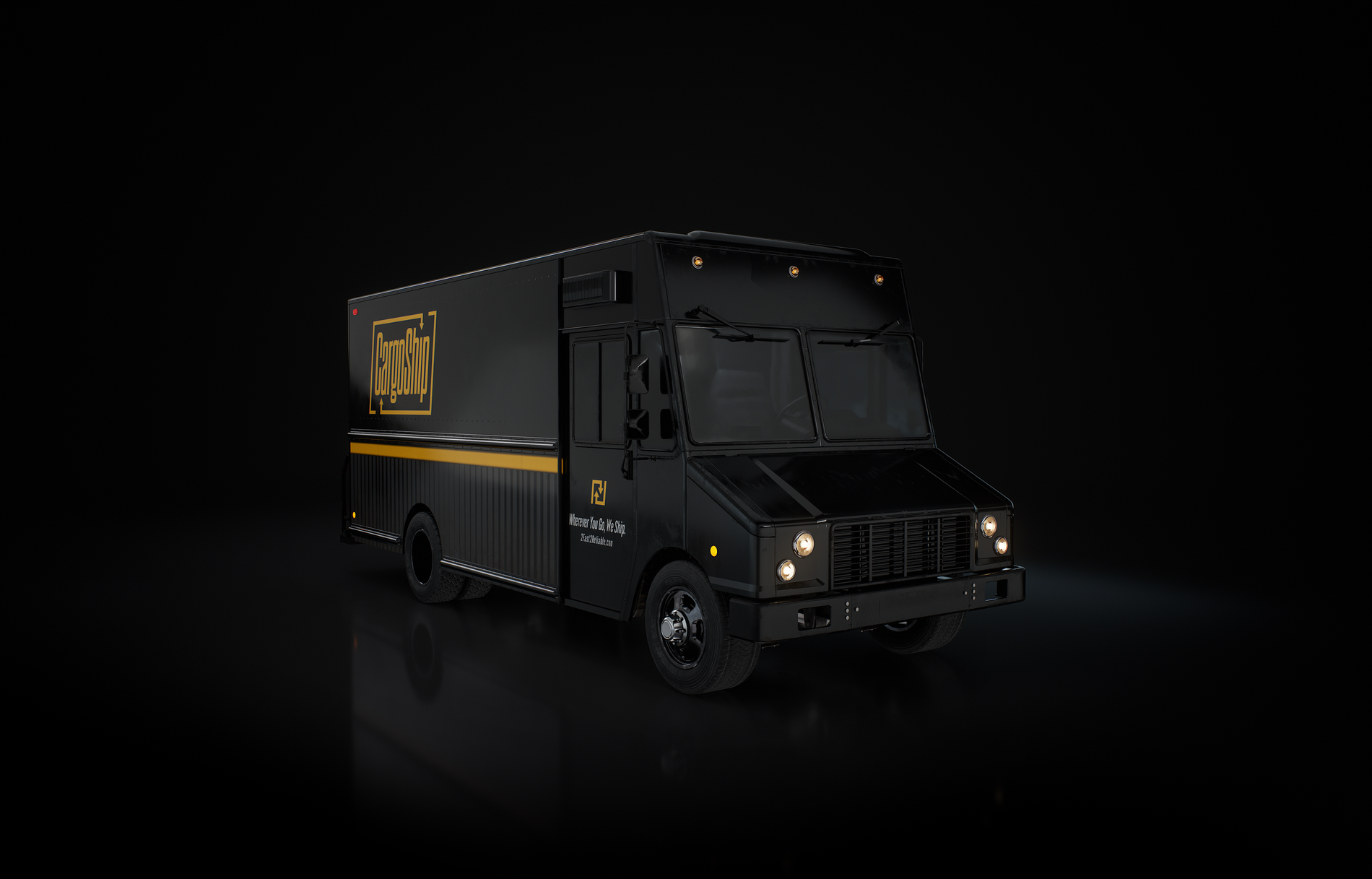 Delivery Truck 3D Model