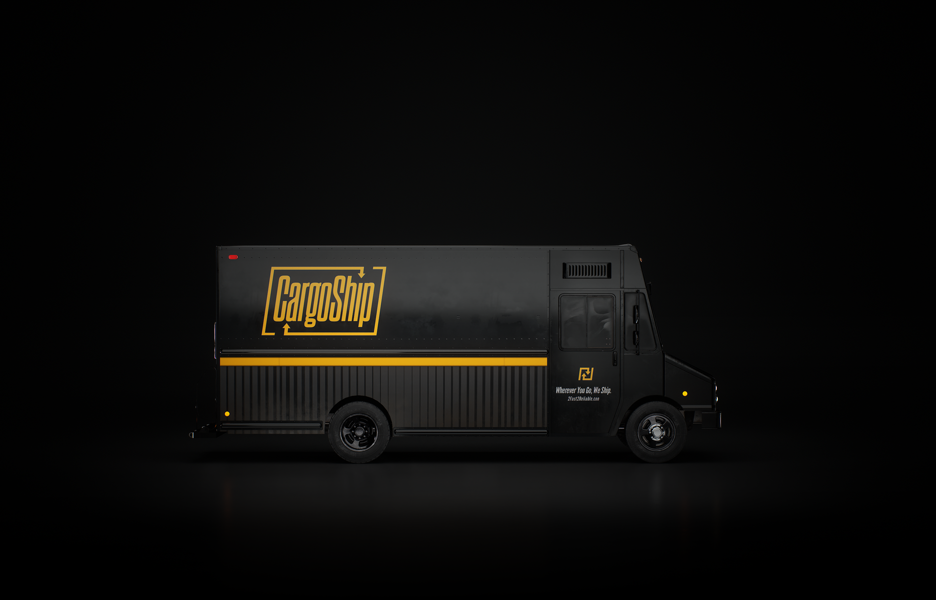 Delivery Truck 3D Model