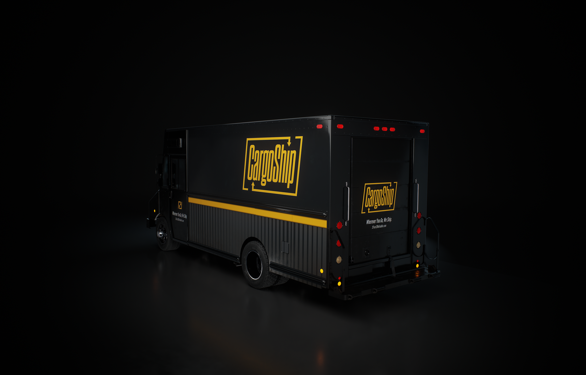 Delivery Truck 3D Model