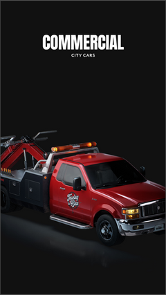 Tow Truck 3D Model