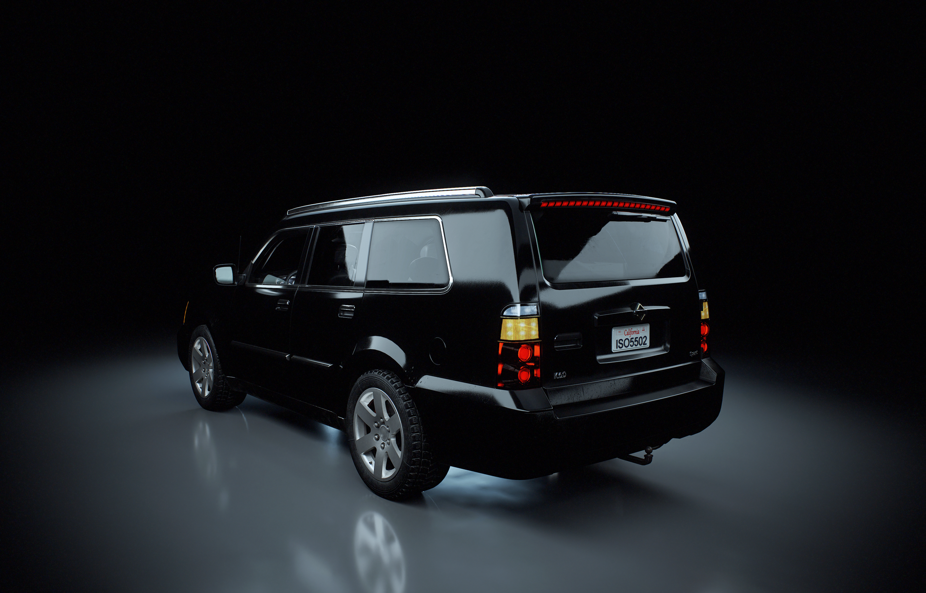 Large SUV 3D Model