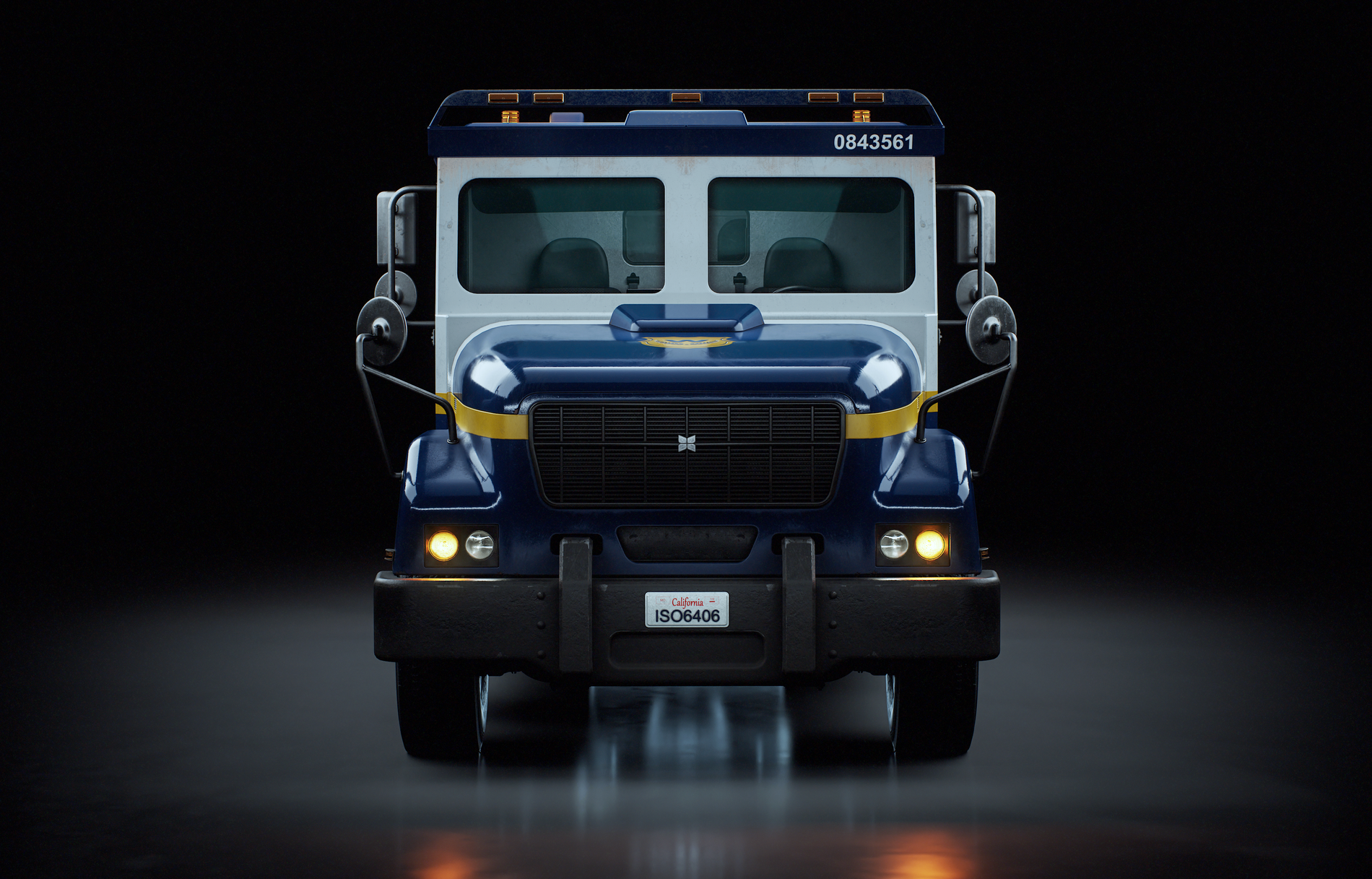 Armored Truck 3D Model