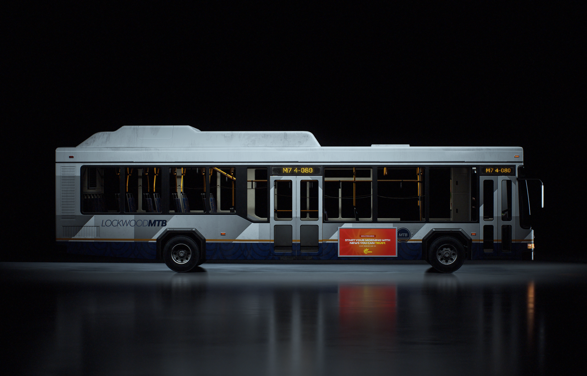 City Bus 3D Model