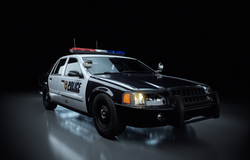 Police Cruiser 3D Model