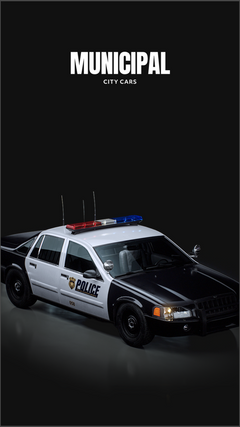 Police Cruiser 3D Model