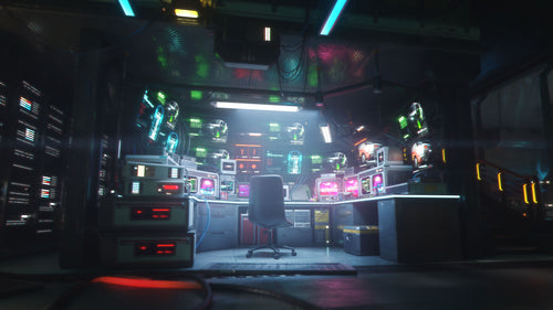 CyberPunk Interiors