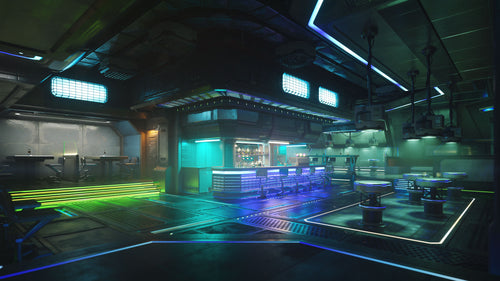 CyberPunk Interiors