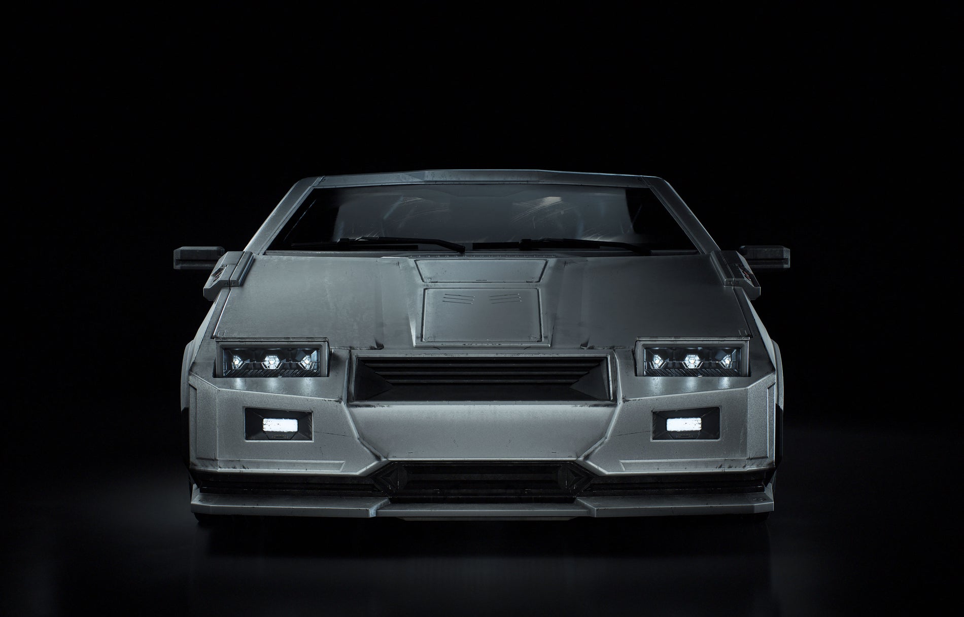 CyberPunk Sports Car - Premium 3D Models and Materials | KitBash3D