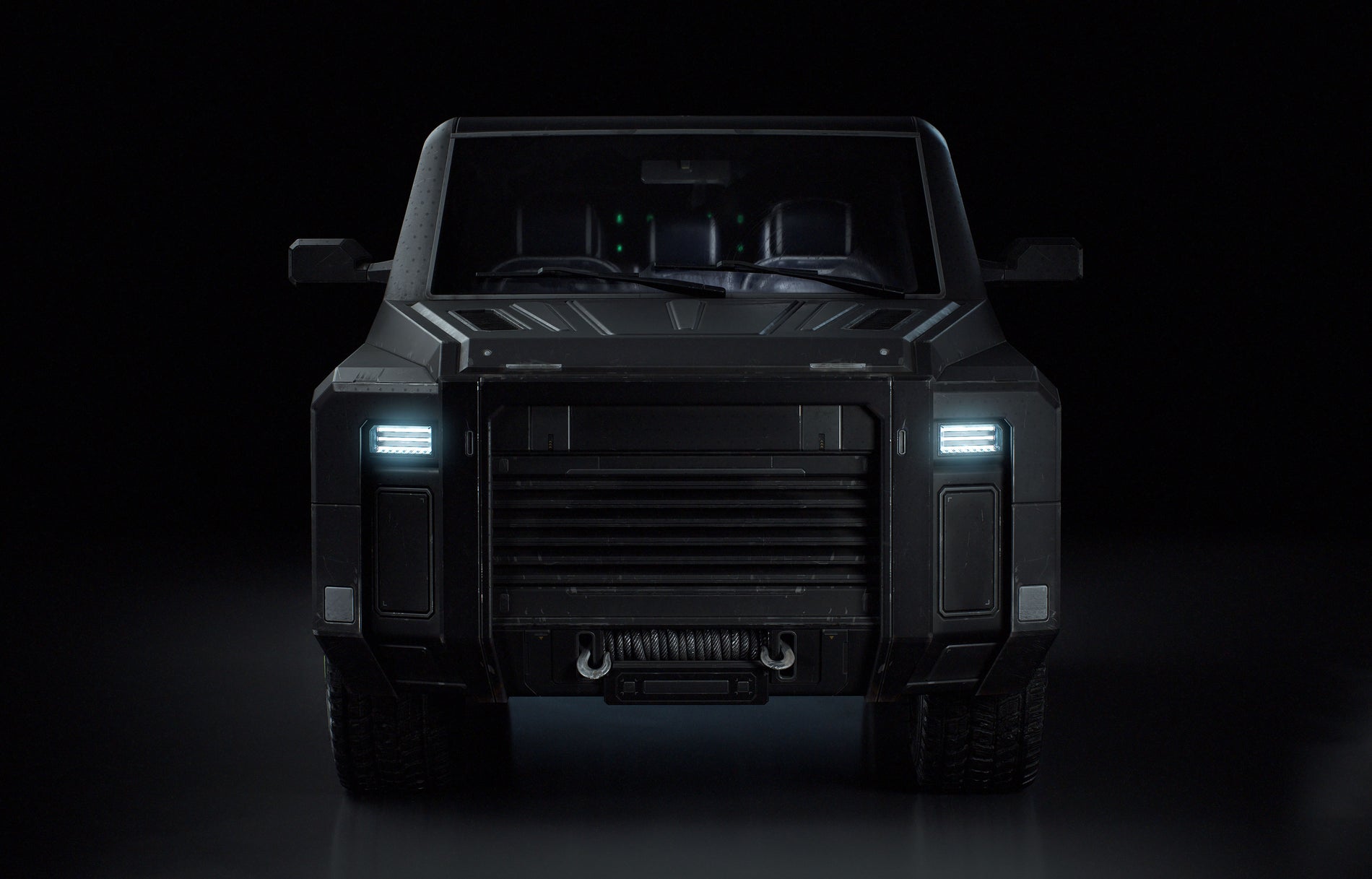 CyberPunk SUV 3D Model