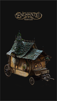 Apothecary Wagon 3D Model