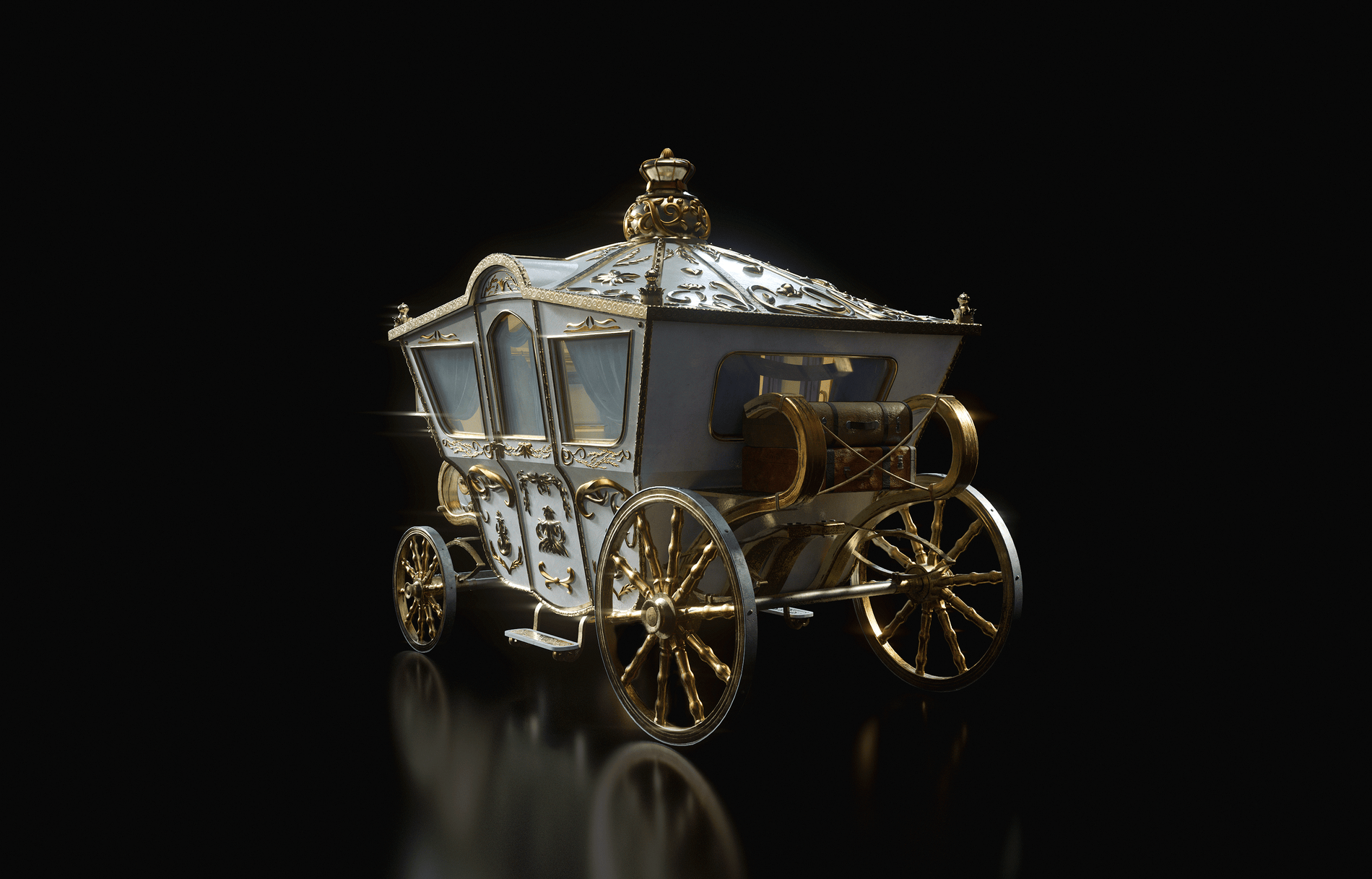 Royal Carriage 3D Model