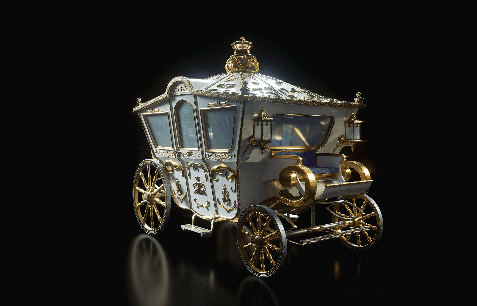 Royal Carriage 3D Model