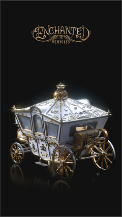 Royal Carriage 3D Model