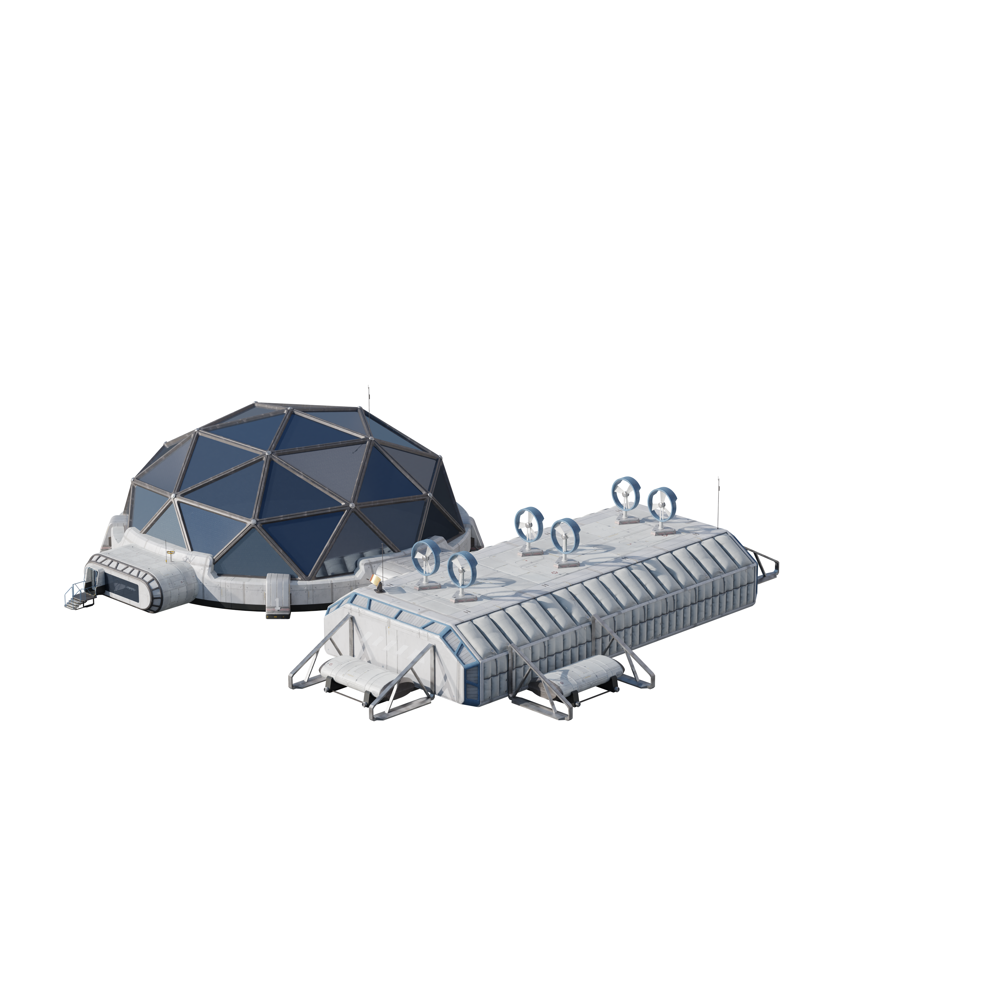Lunar Base - Premium 3D Models and Materials | KitBash3D