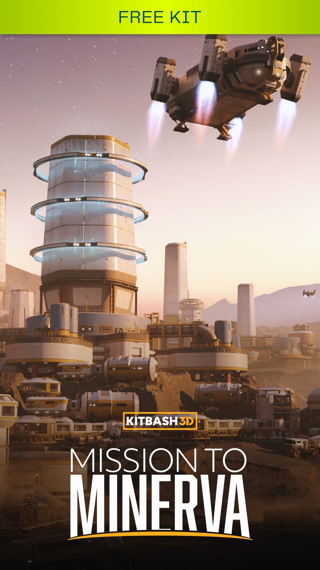 Mission to Minerva – Free 3D Models and Materials | KitBash3D