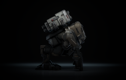 Artillery Mech 3D Model