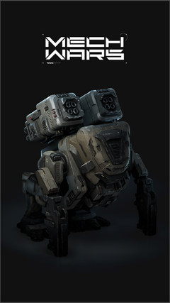 Artillery Mech 3D Model