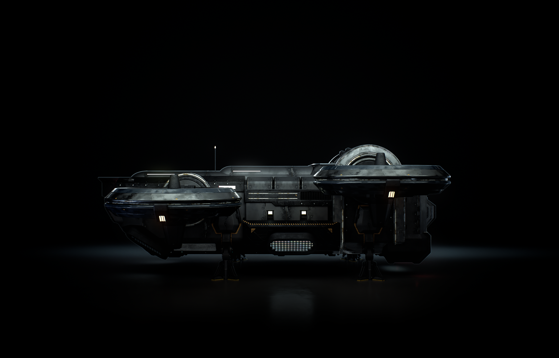 Dropship 3D Model