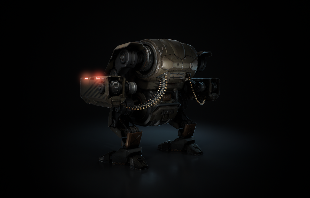 Tank Mech - Premium 3D Models and Materials | KitBash3D
