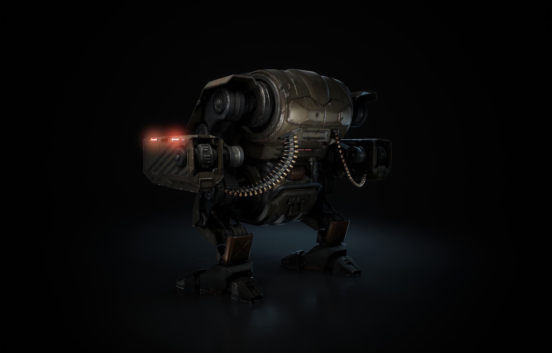 Tank Mech 3D Model