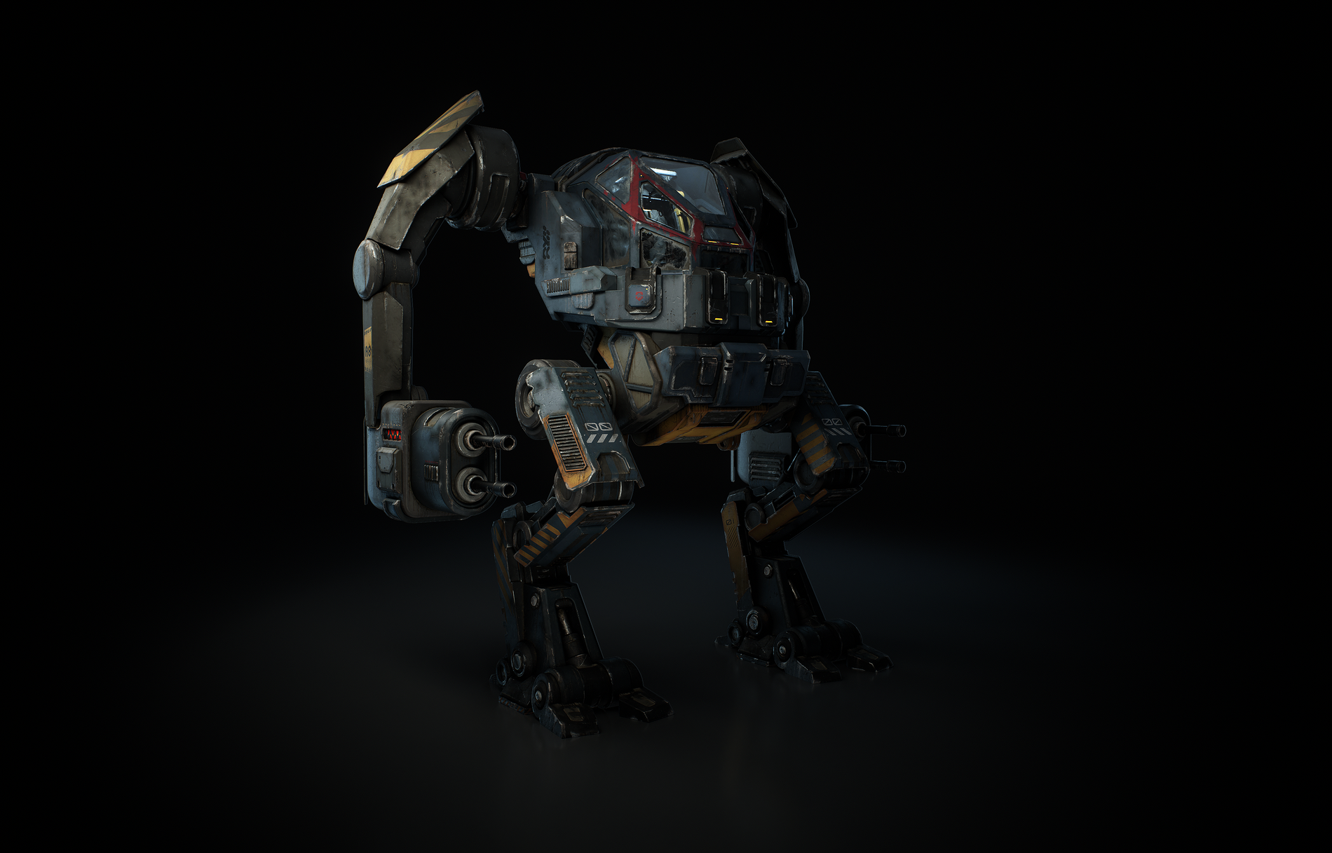 Trooper Mech 3D Model