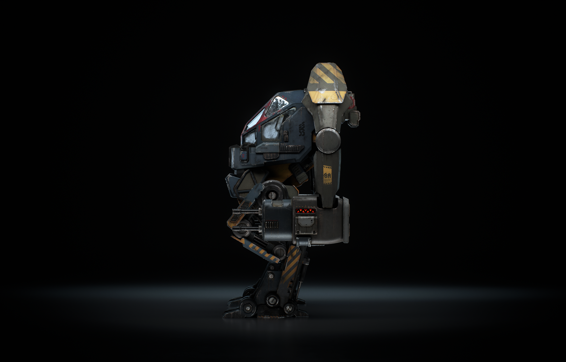 Trooper Mech 3D Model