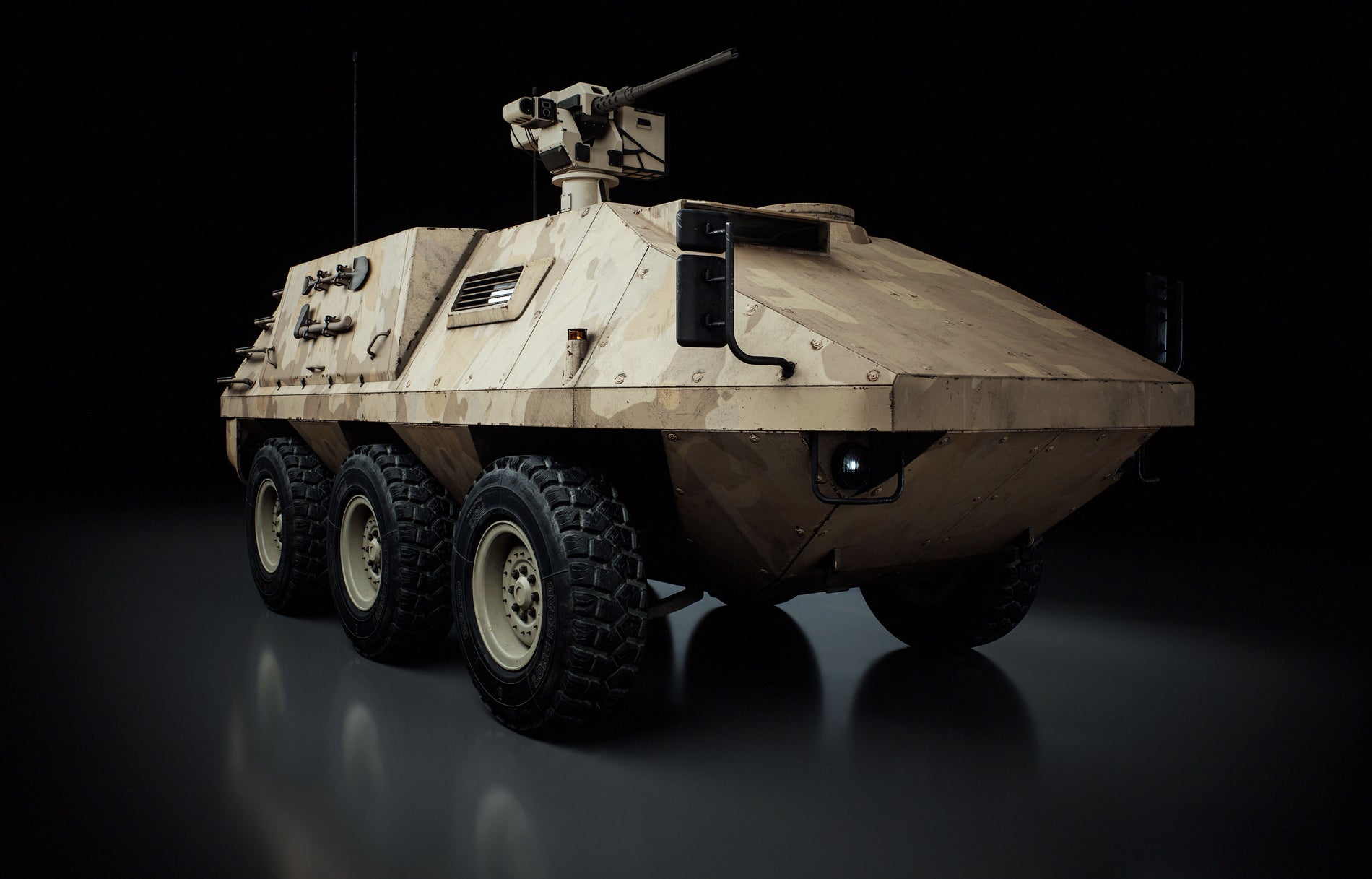 Armored Transport Vehicle 3D Model