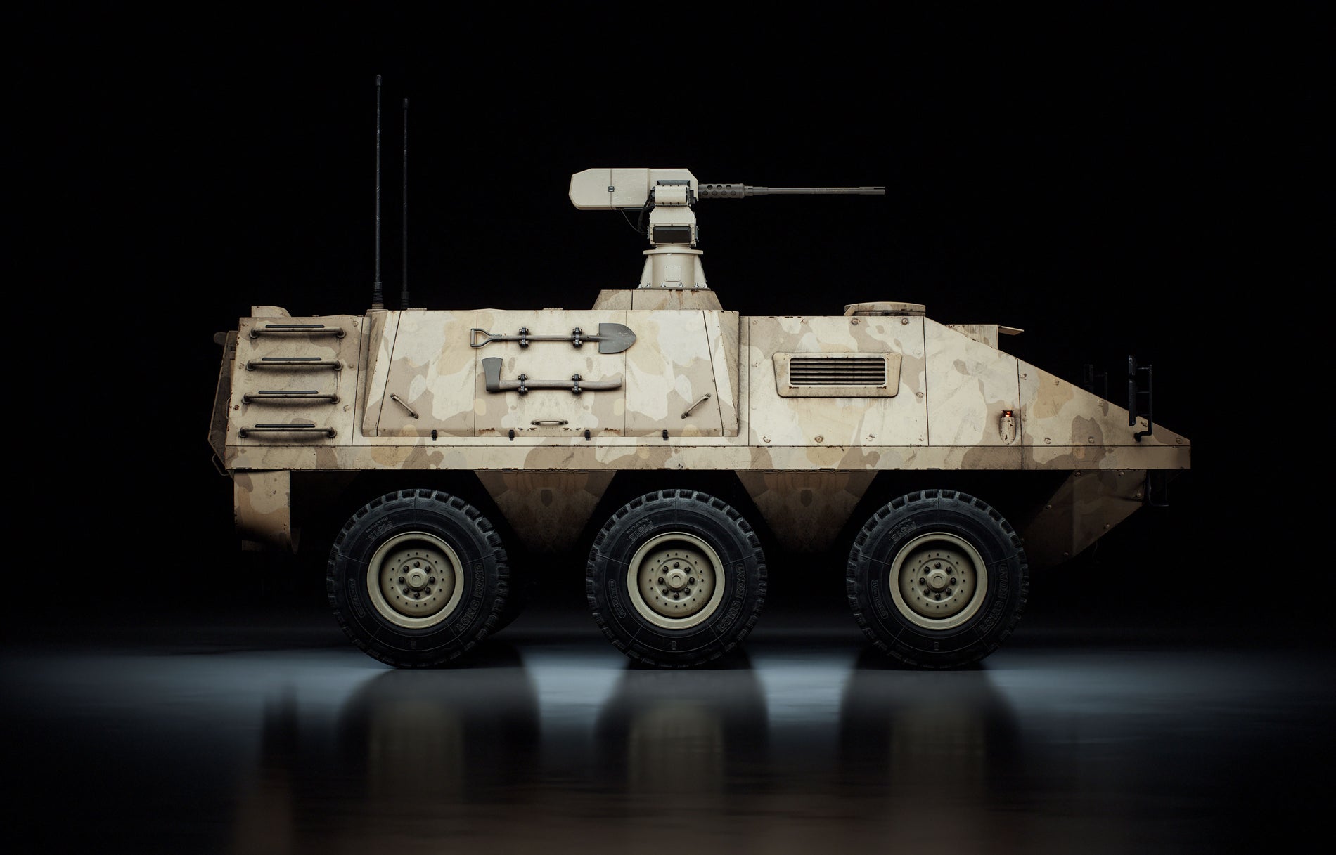 Armored Transport Vehicle 3D Model