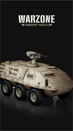 Armored Transport Vehicle 3D Model