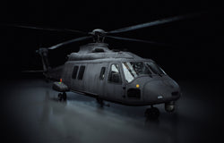 Military Transport Helicopter 3D Model