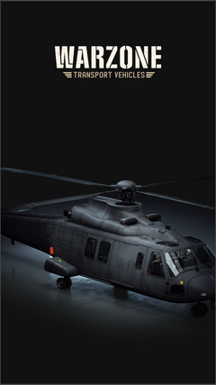 Military Transport Helicopter 3D Model