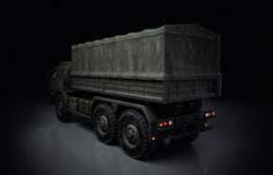 Military Transport Truck 3D Model