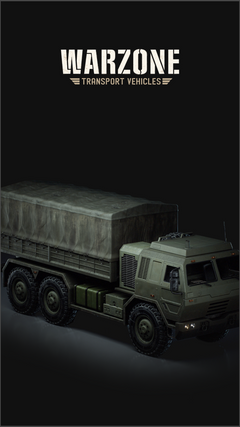 Military Transport Truck 3D Model