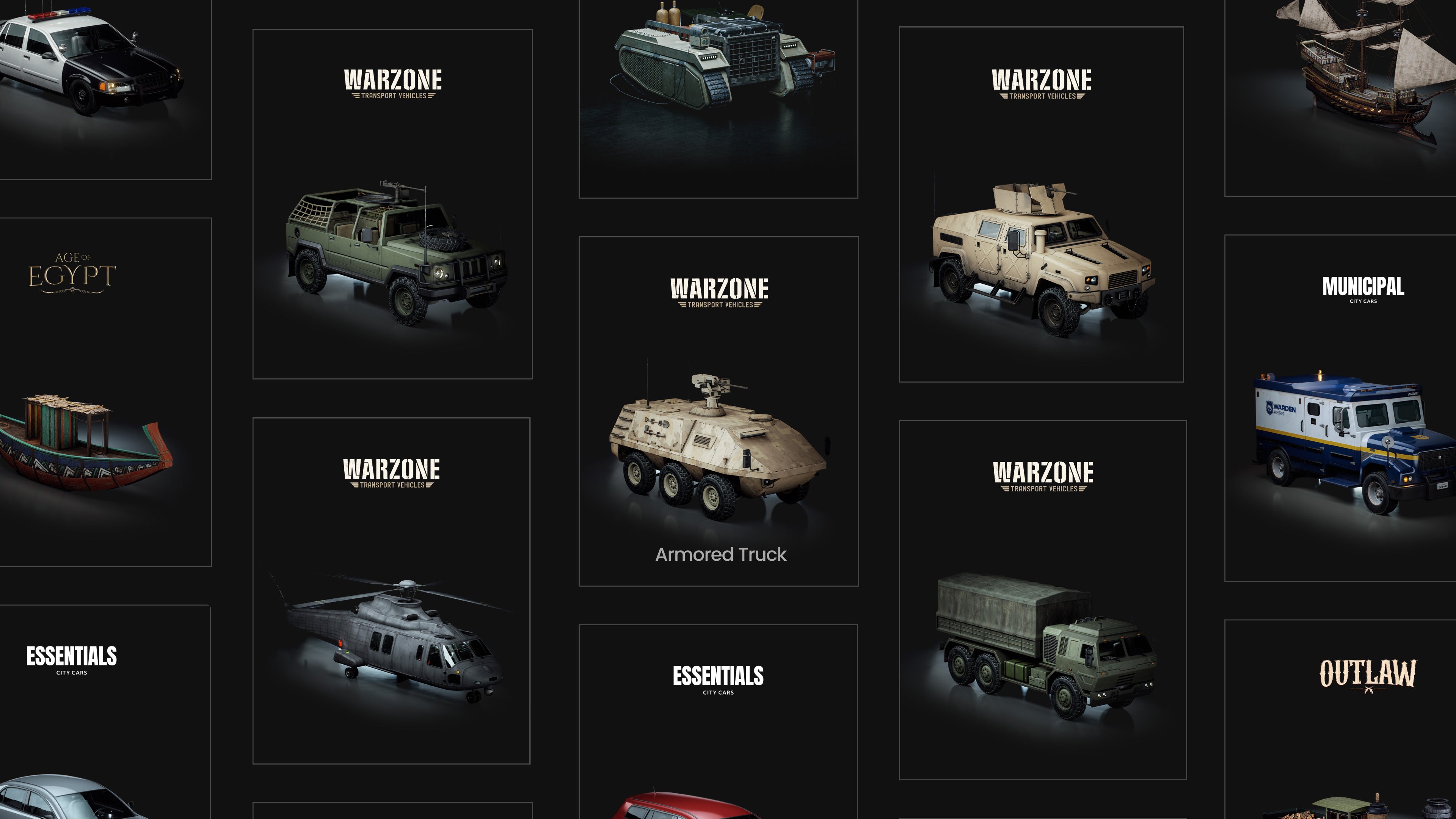 Warzone Transport Vehicles – Premium 3D Models & Materials | KitBash3D