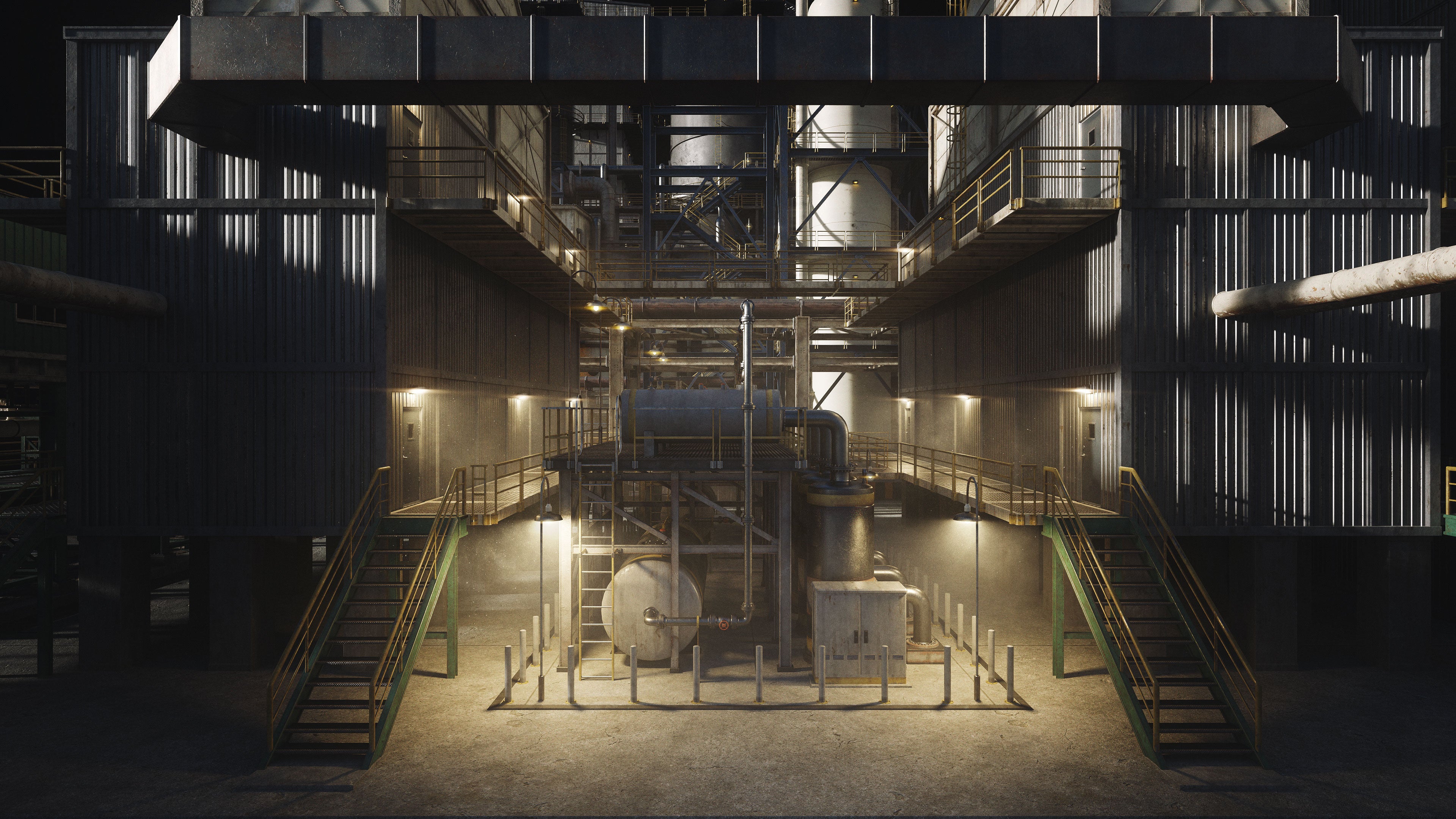 Refineries – Premium 3D Models and Materials | KitBash3D
