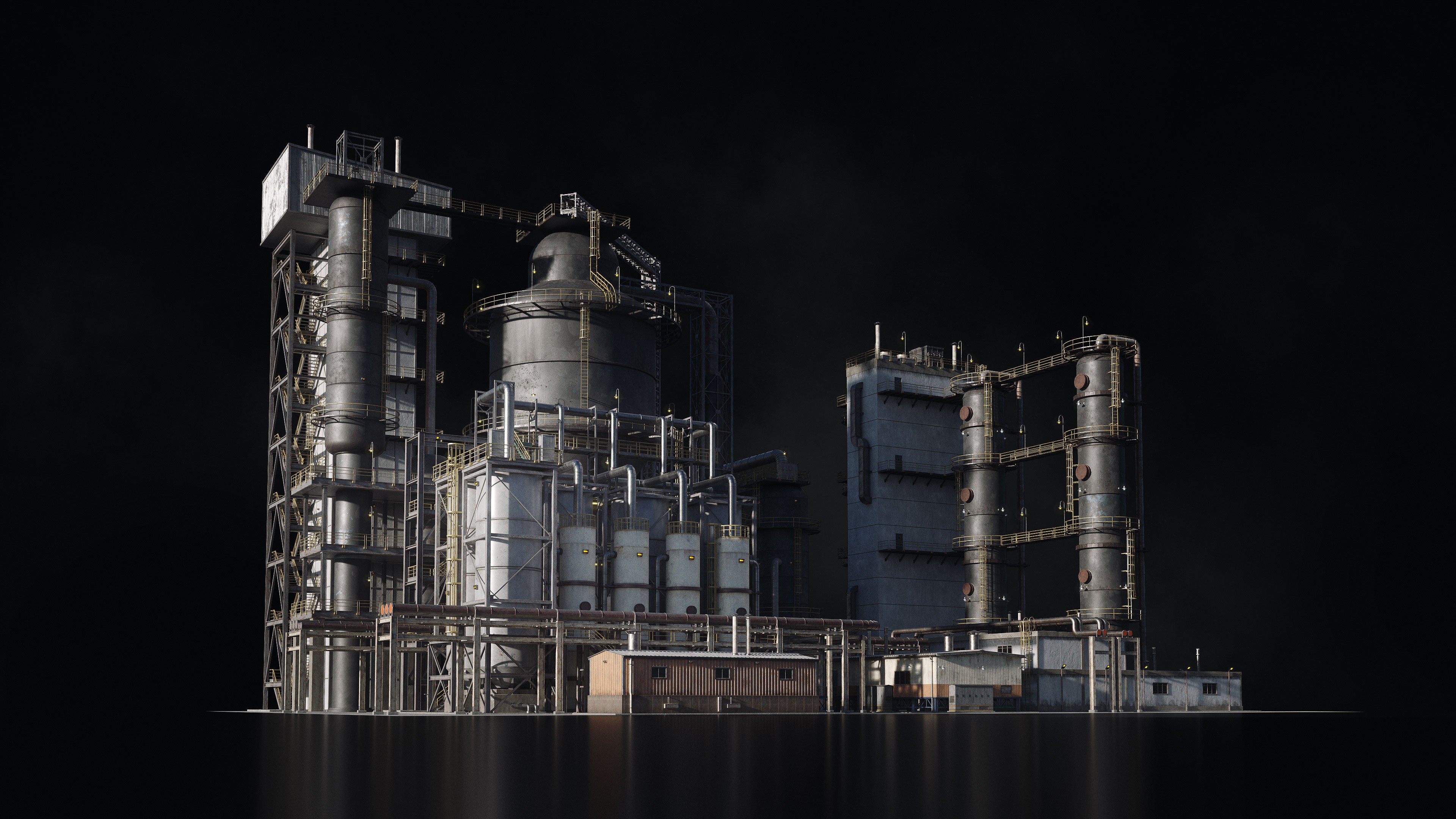 Refineries – Premium 3D Models and Materials | KitBash3D