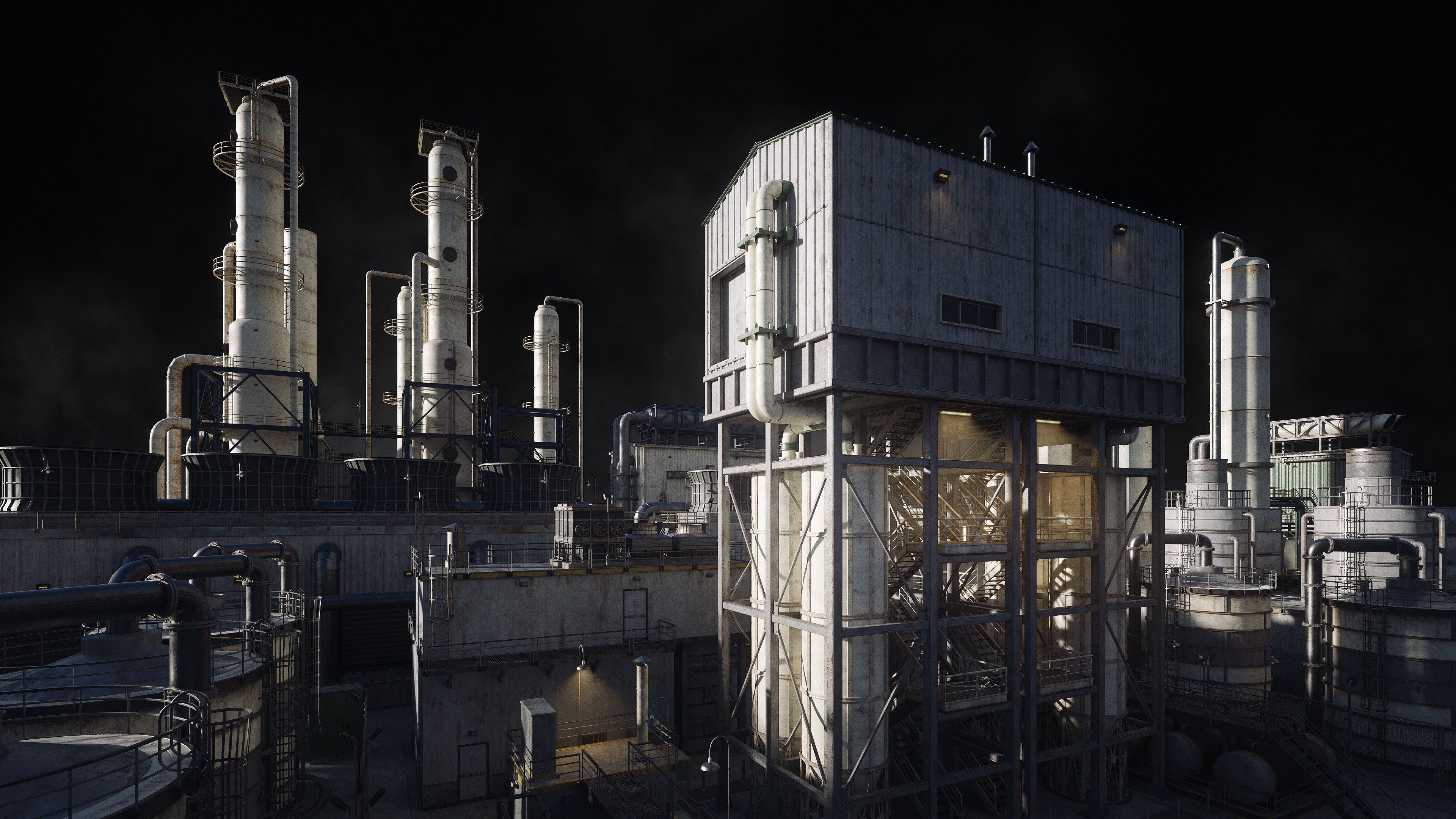 Refineries – Premium 3D Models and Materials | KitBash3D