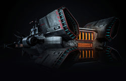 Battle Cruiser 3D Model