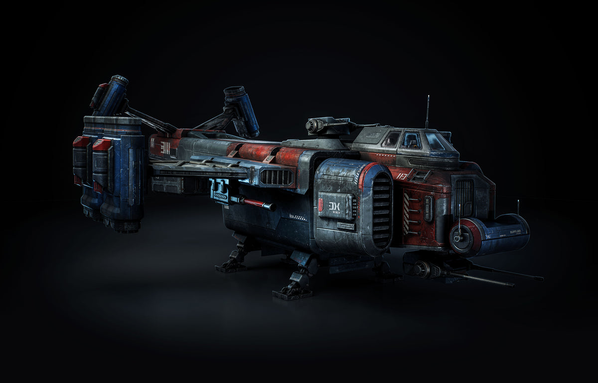 Dropship - Premium 3D Models and Materials | KitBash3D