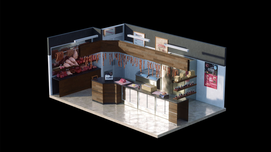 Neighborhood Shops – Premium 3D Assets | KitBash3D