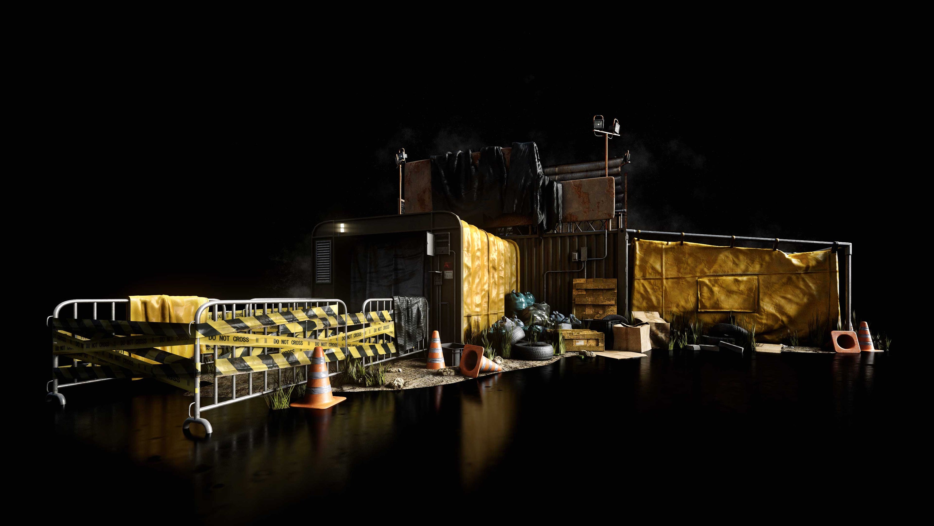 Dmz Premium 3d Assets Kitbash3d Kitbash3d