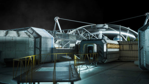 Underground Moon Base Building