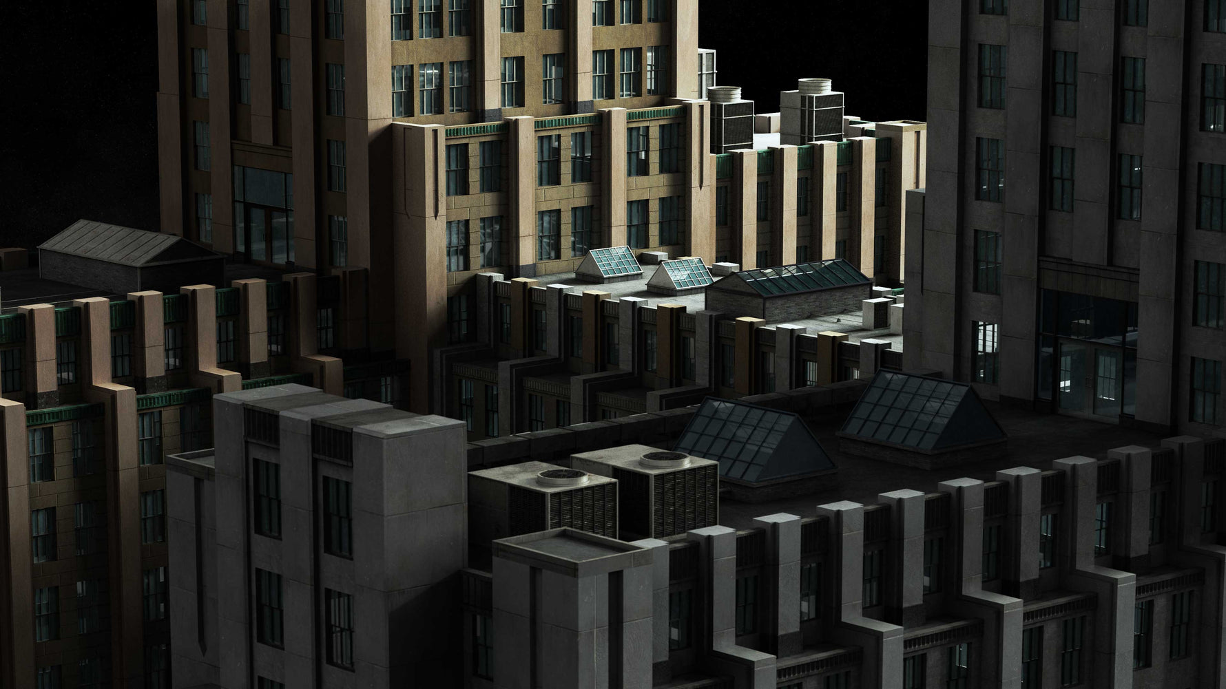 Manhattan Premium 3d Assets Kitbash3d Kitbash3d