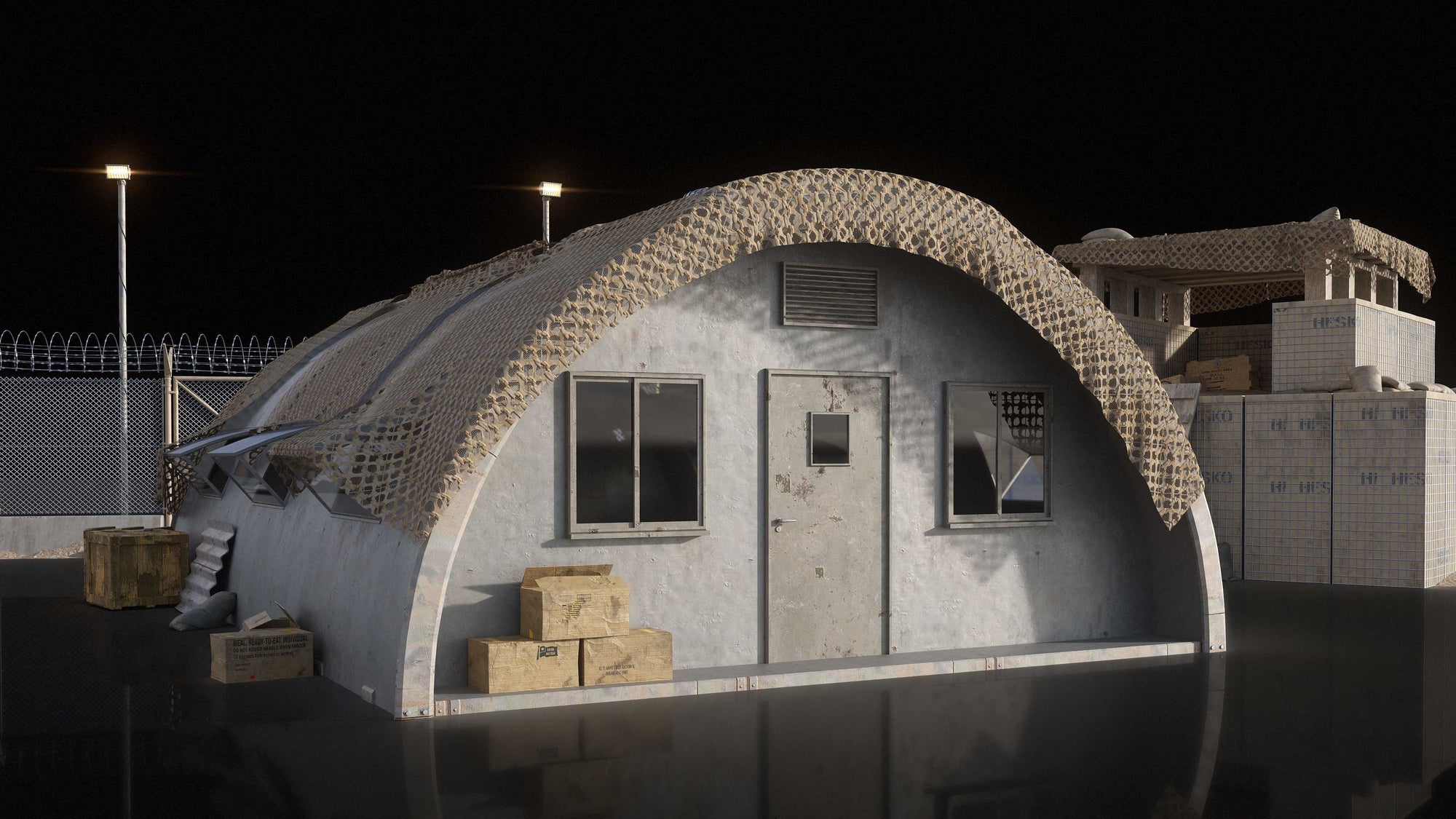 Military Outpost - Premium 3D Models and Materials | KitBash3D