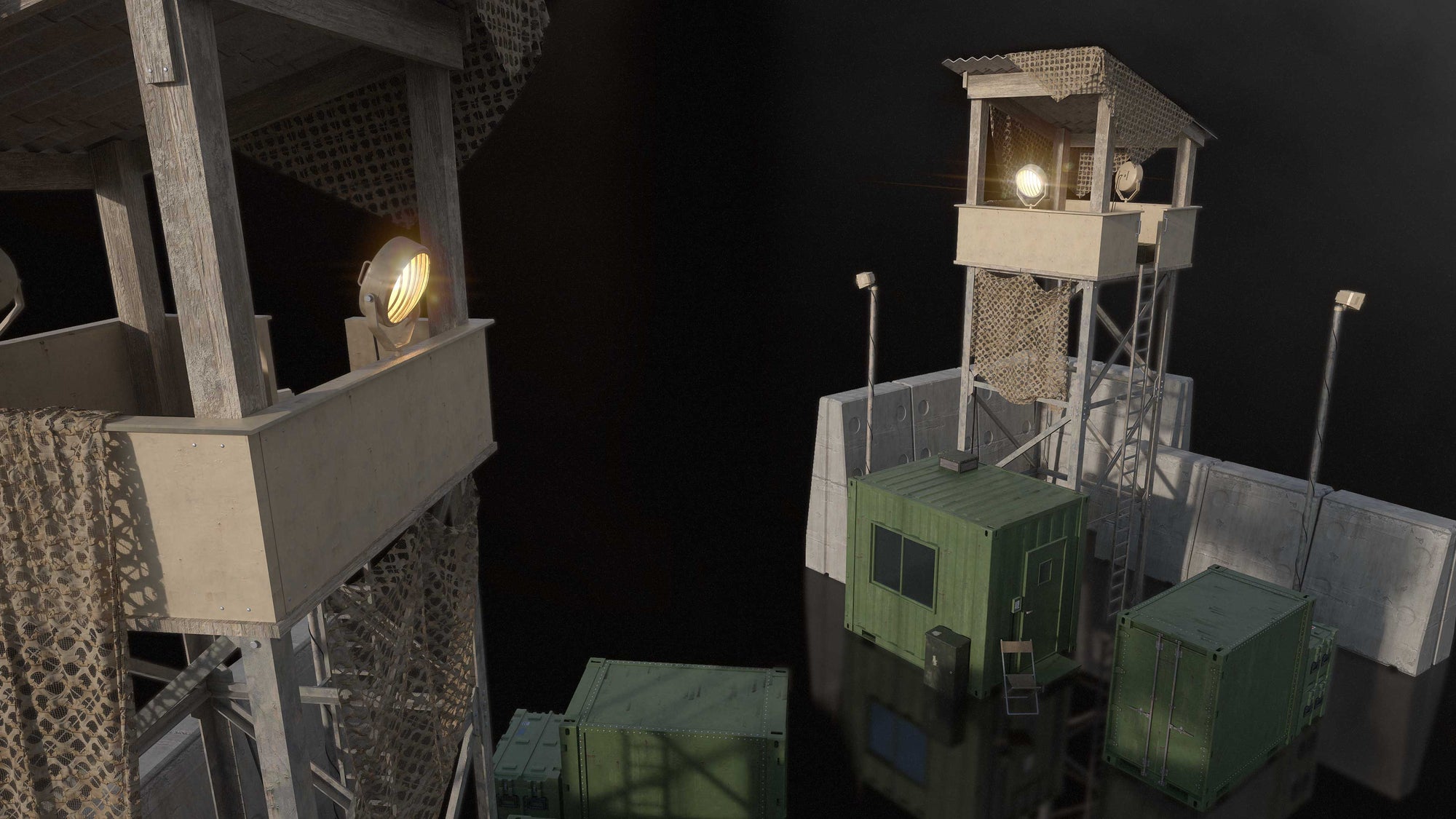 Military Outpost - Premium 3D Models and Materials | KitBash3D