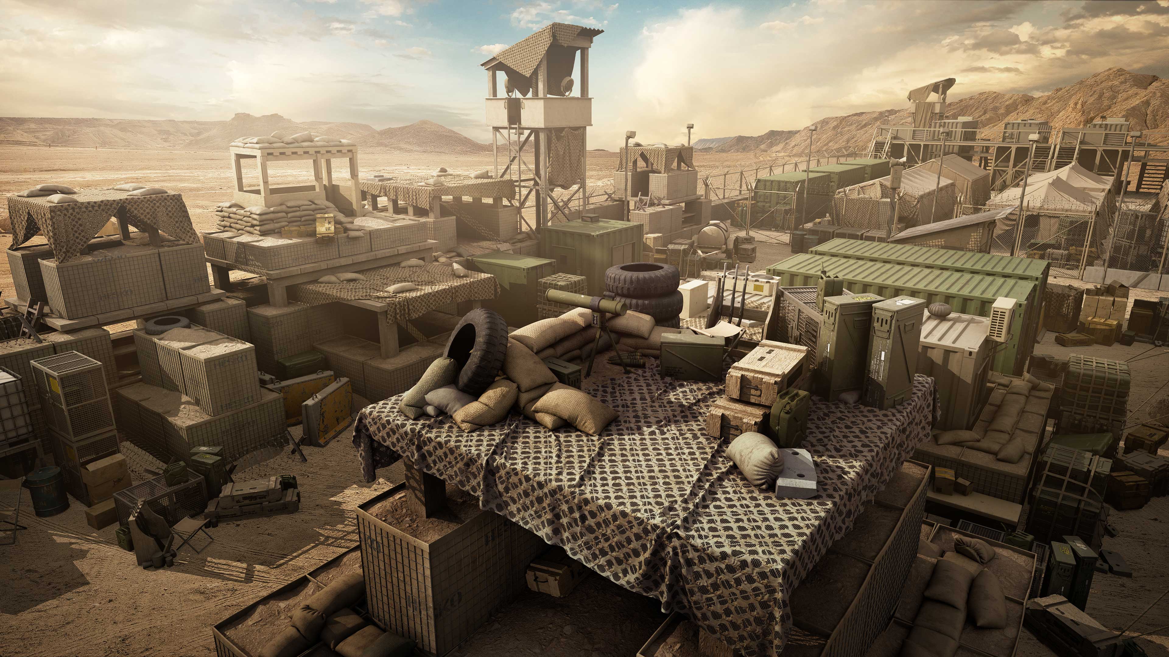 Military Outpost - Premium 3D Models and Materials | KitBash3D