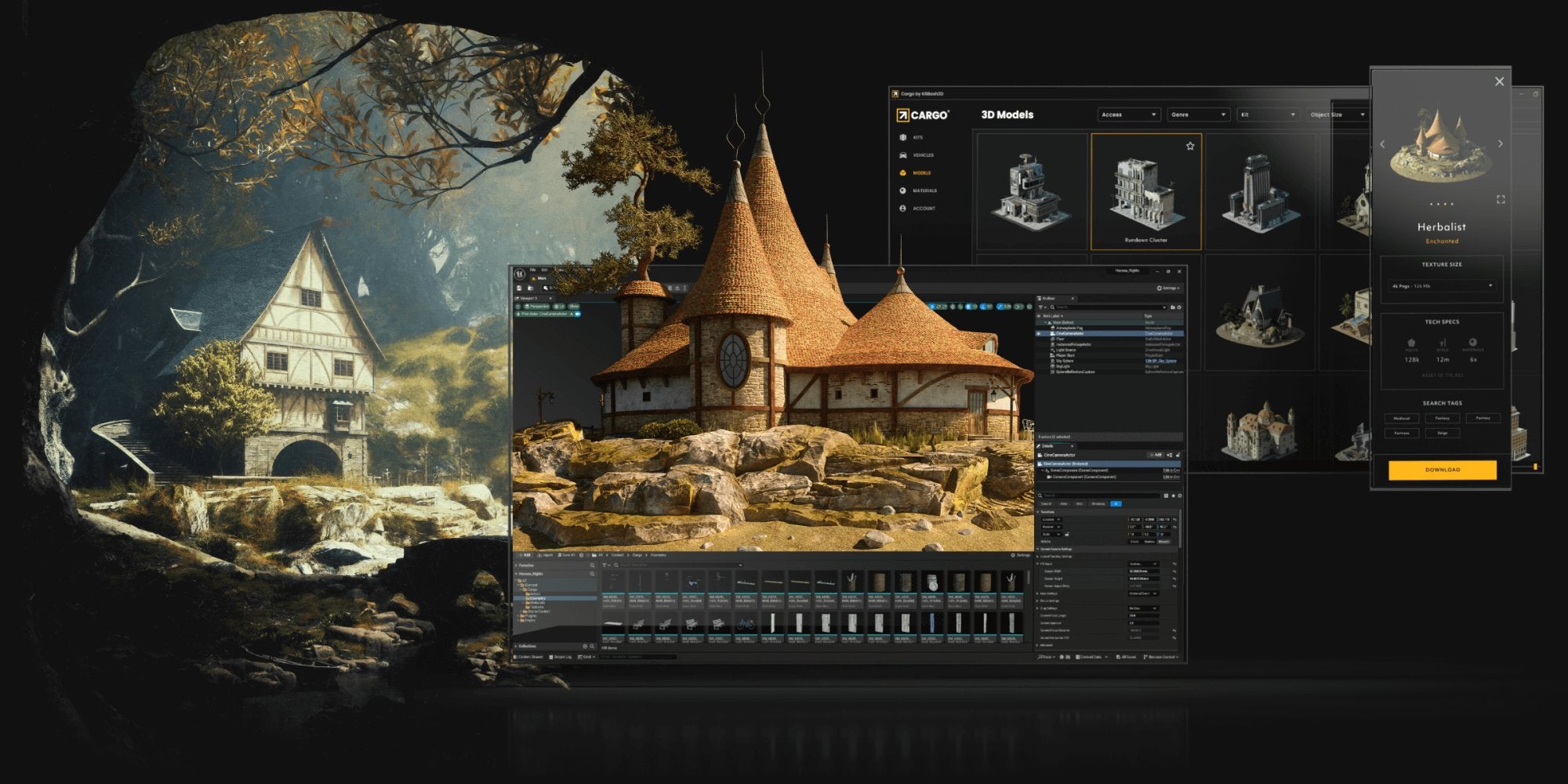 Cargo by KitBash3D | Free 3D Asset Manager for Blender, Unreal Engine 5 ...